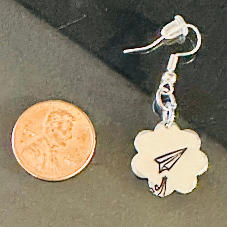 Aviation Earrings- Bi-Plane