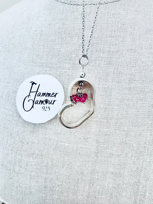 Floating Heart Necklaces
