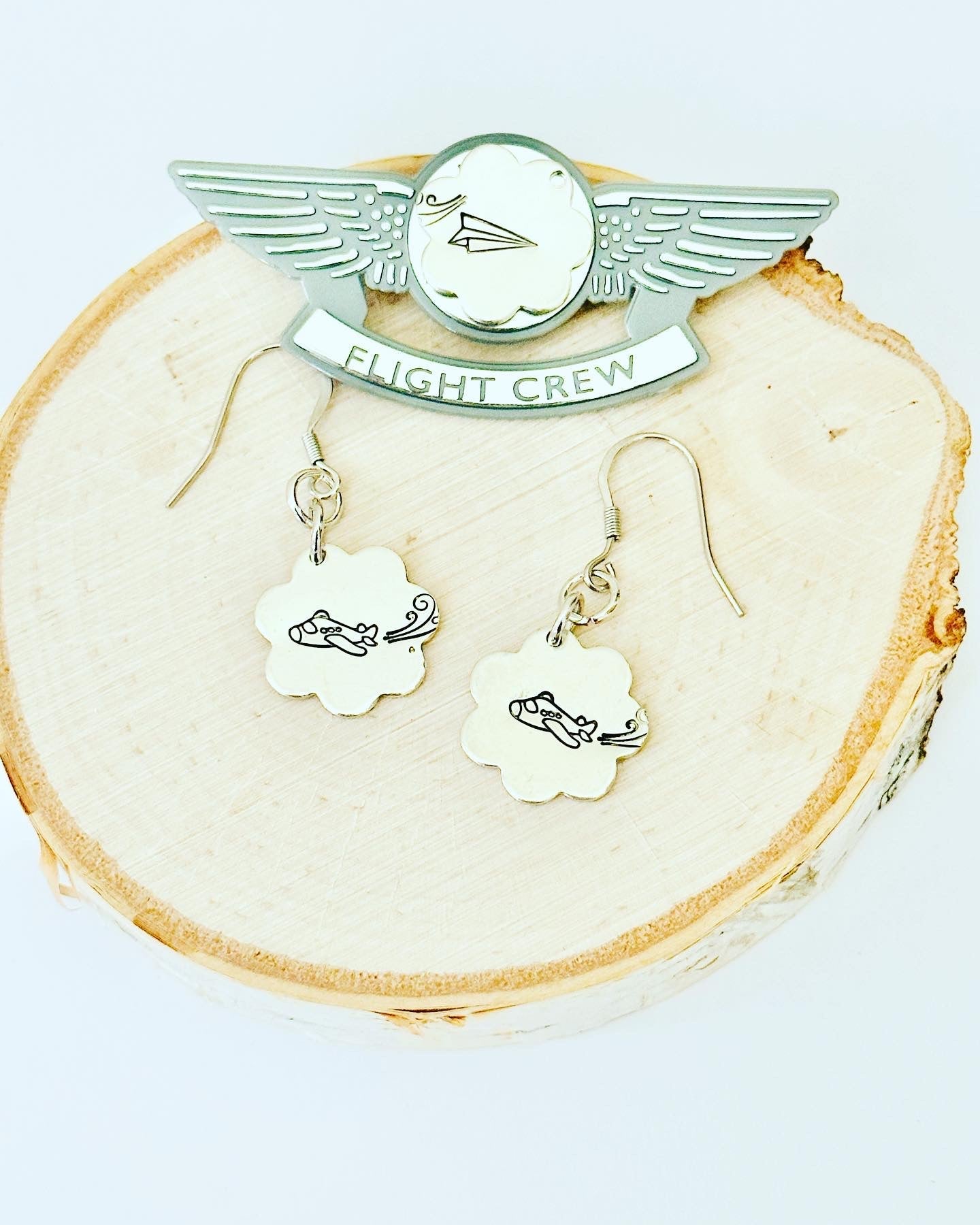 Aviation Earrings- Bi-Plane