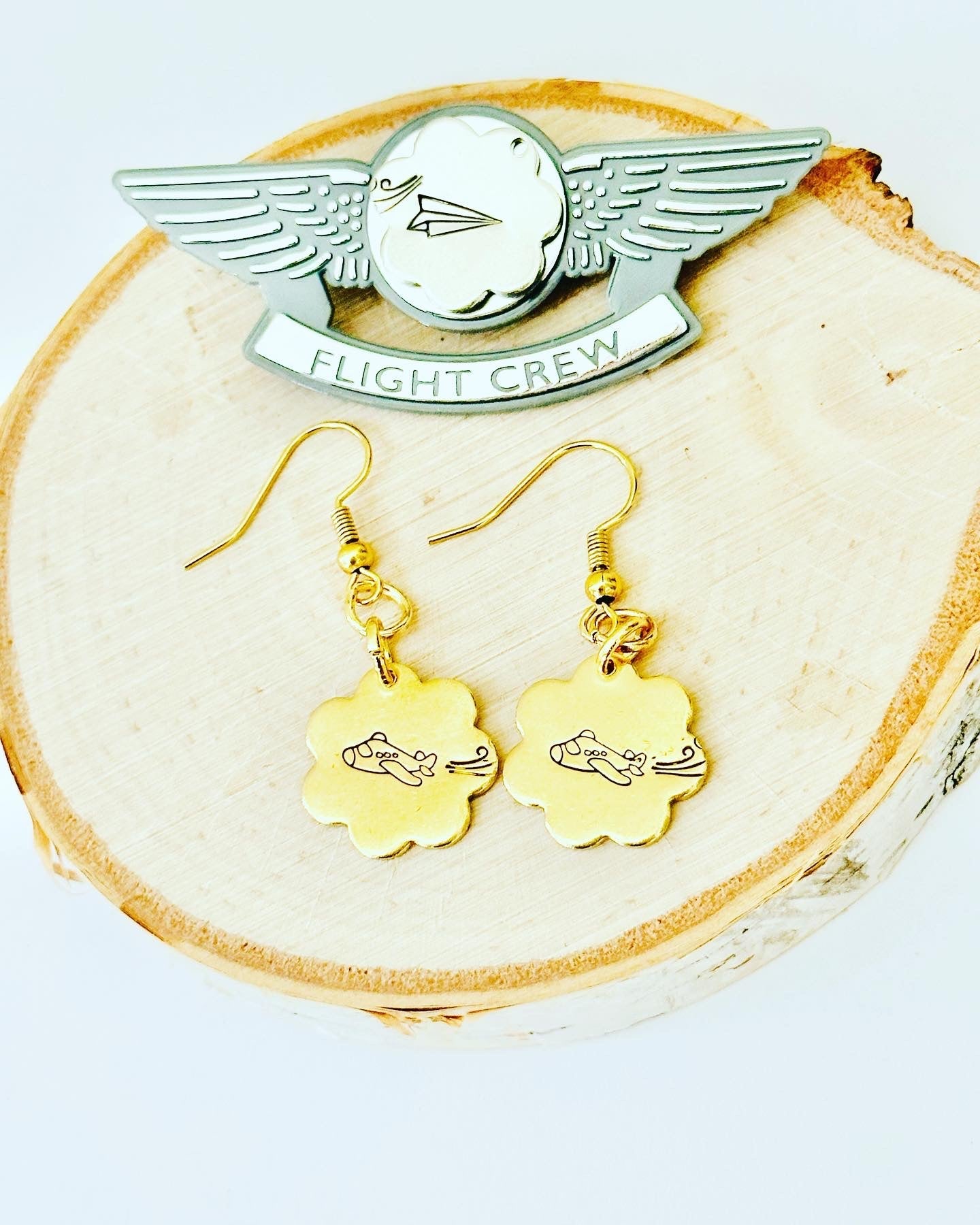 Aviation Earrings- Bi-Plane