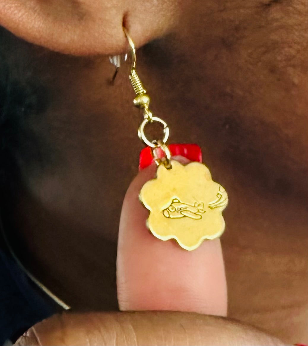 Aviation Earrings- Bi-Plane