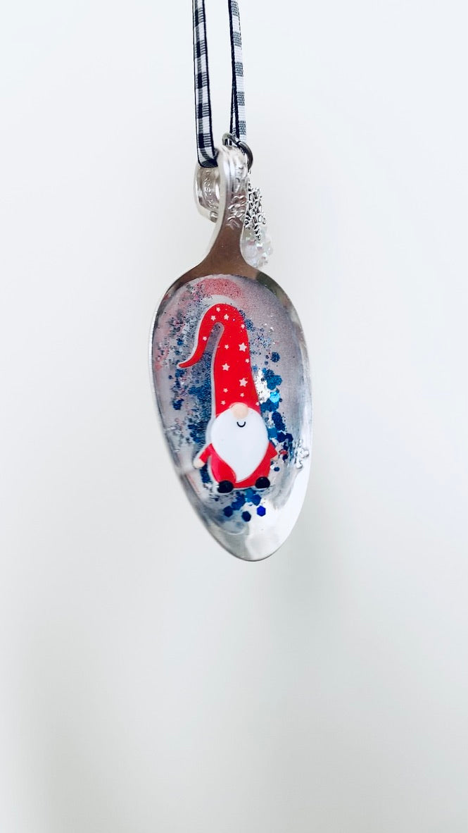 Spoon Bowl Ornaments, Gnomes