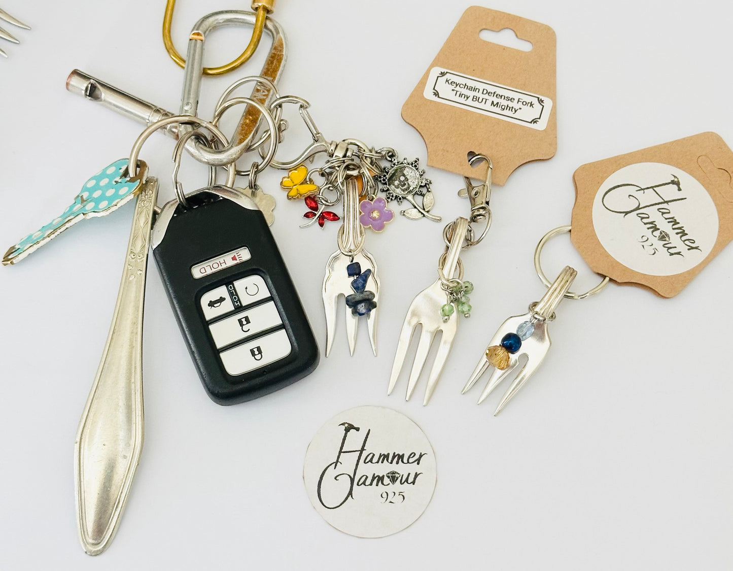 Defense Fork for Keychain or Necklace