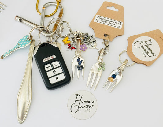 Defense Fork for Keychain or Necklace