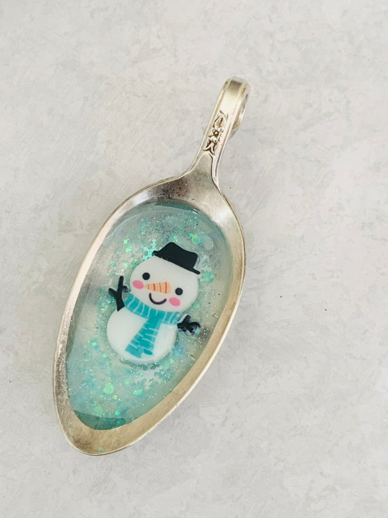 Spoon Bowl Ornaments, Snowman