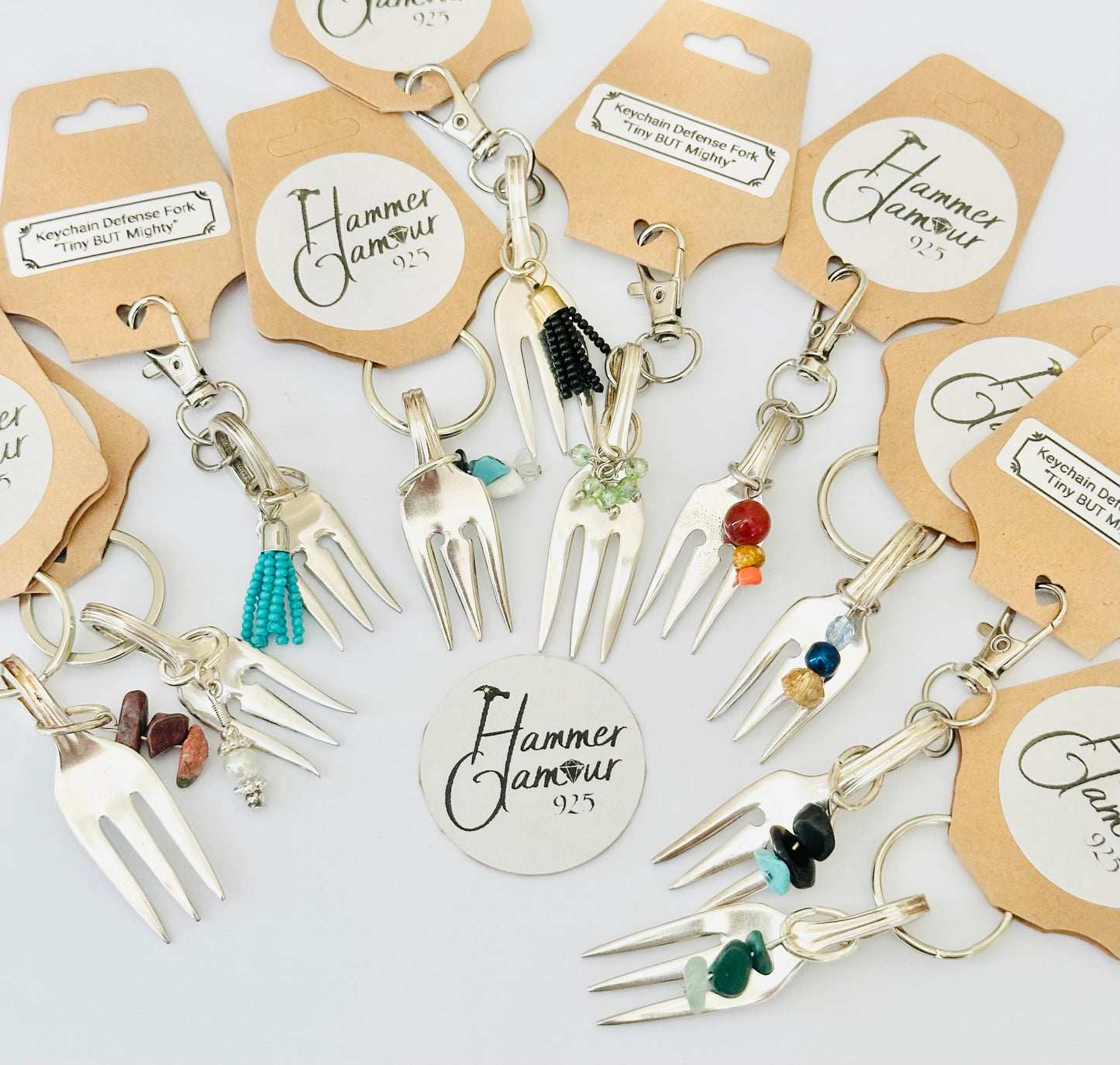 Defense Fork for Keychain or Necklace