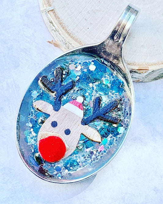 Spoon Bowl Ornaments, Reindeer