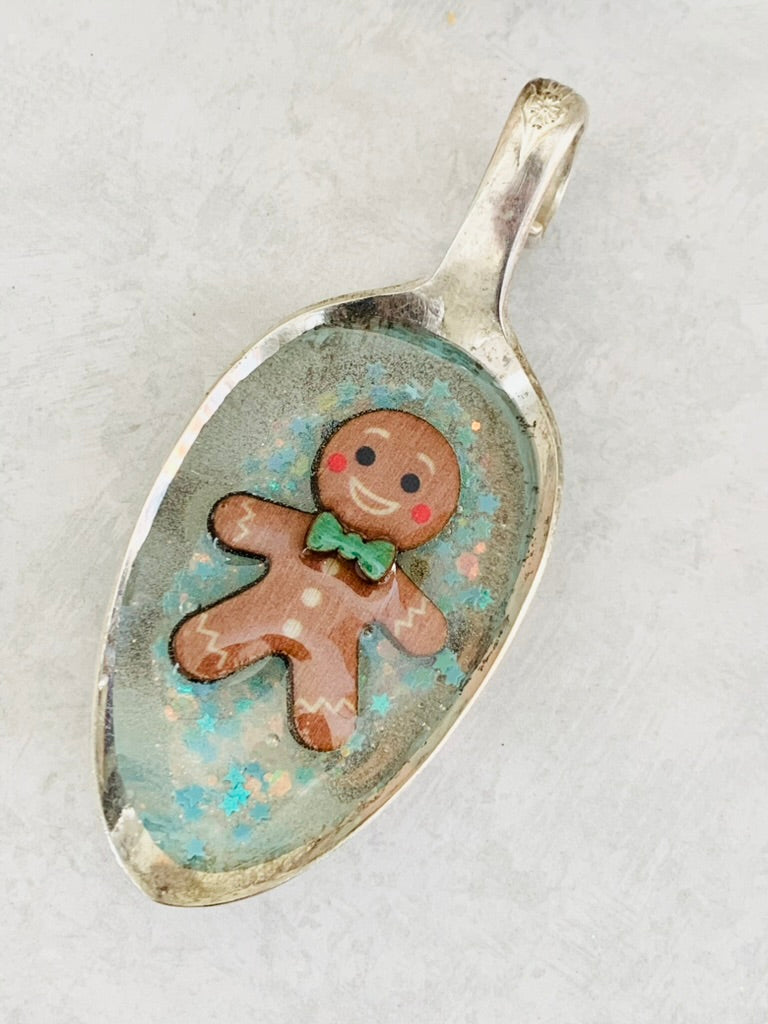 Spoon Bowl Ornaments, Gingerbread Man