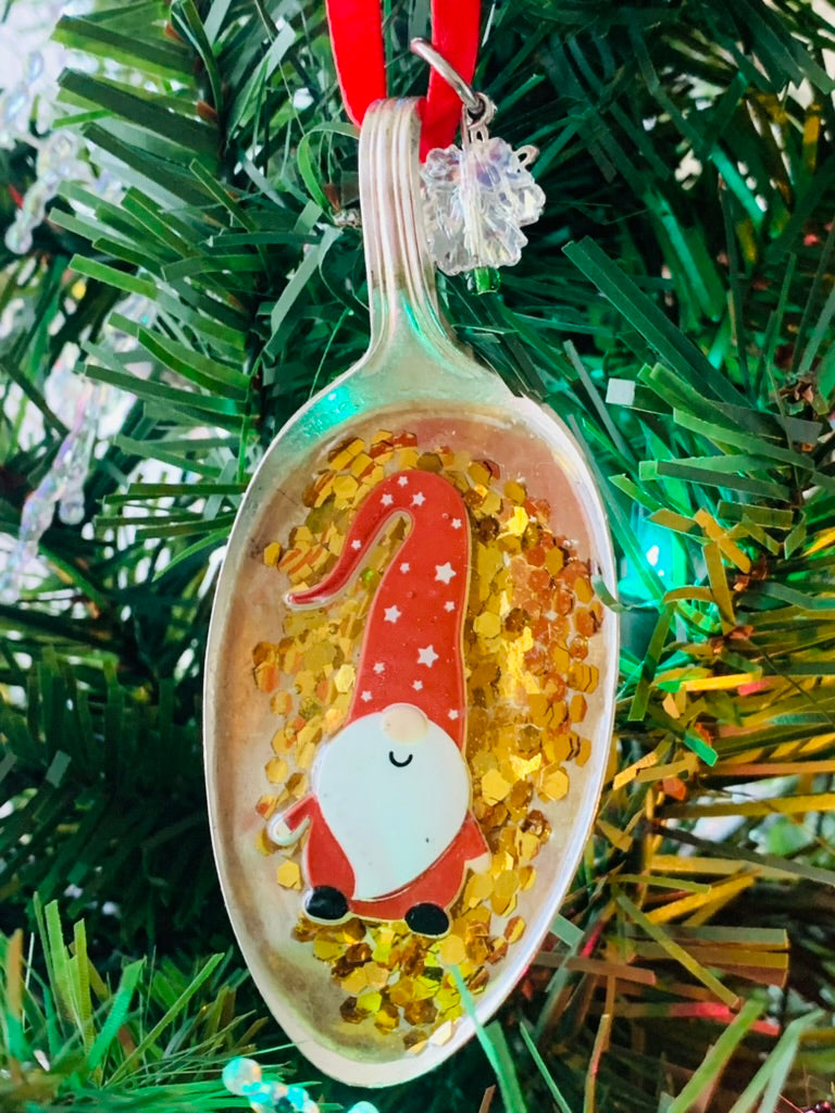 Spoon Bowl Ornaments, Gnomes