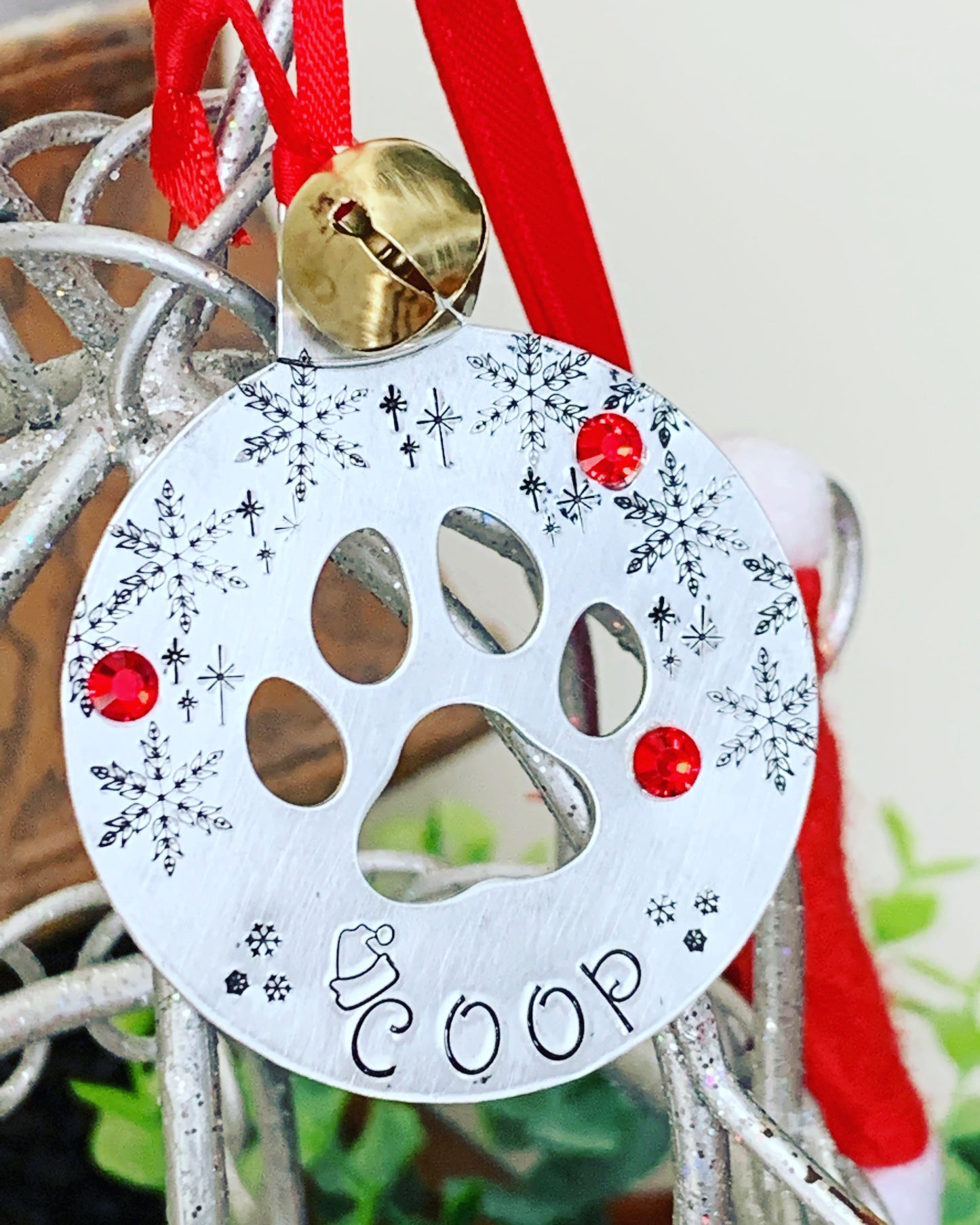 Paw Print Ornament, Custom