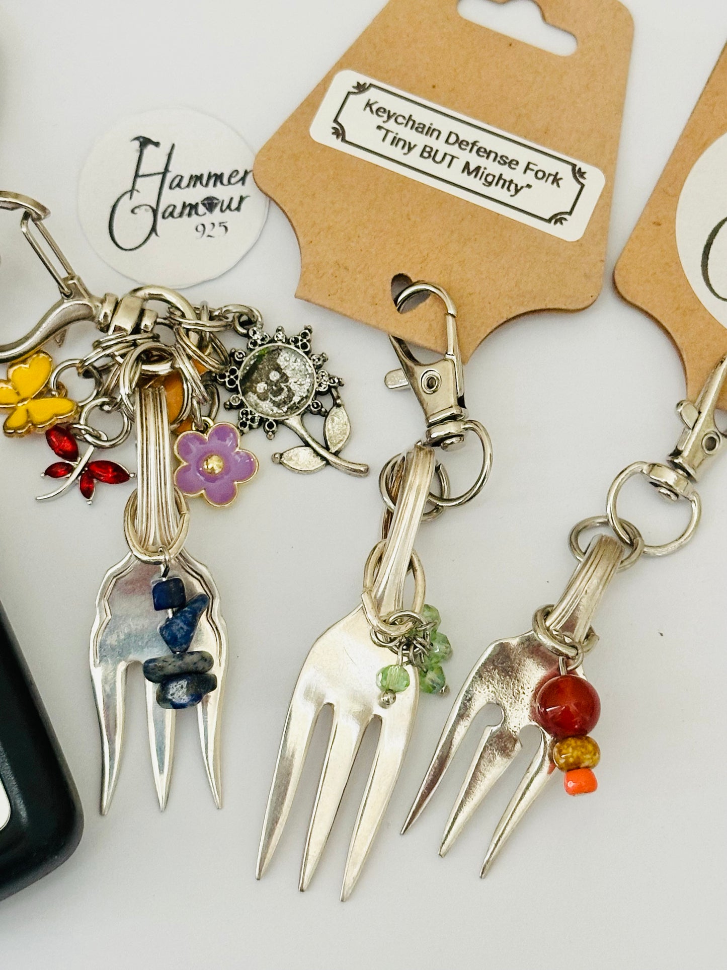 Defense Fork for Keychain or Necklace