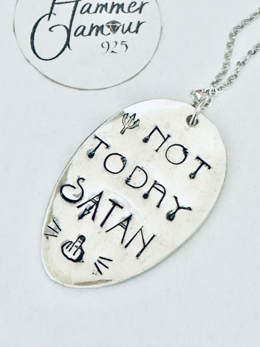 Hand Stamped Spoon Necklaces