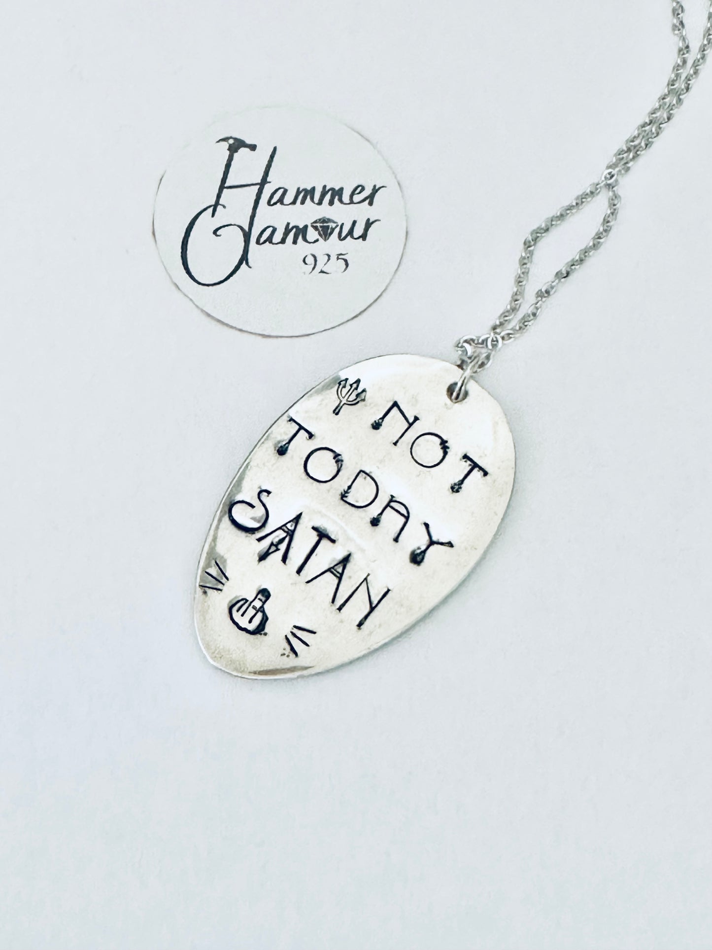 Hand Stamped Spoon Necklaces