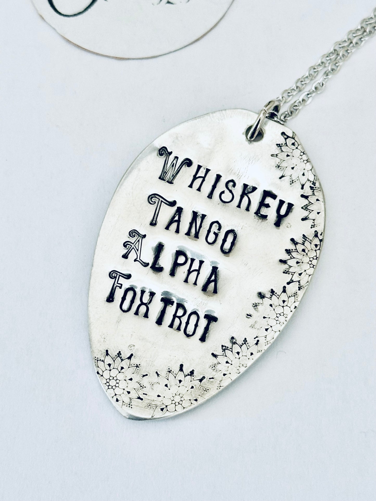 Hand Stamped Spoon Necklaces