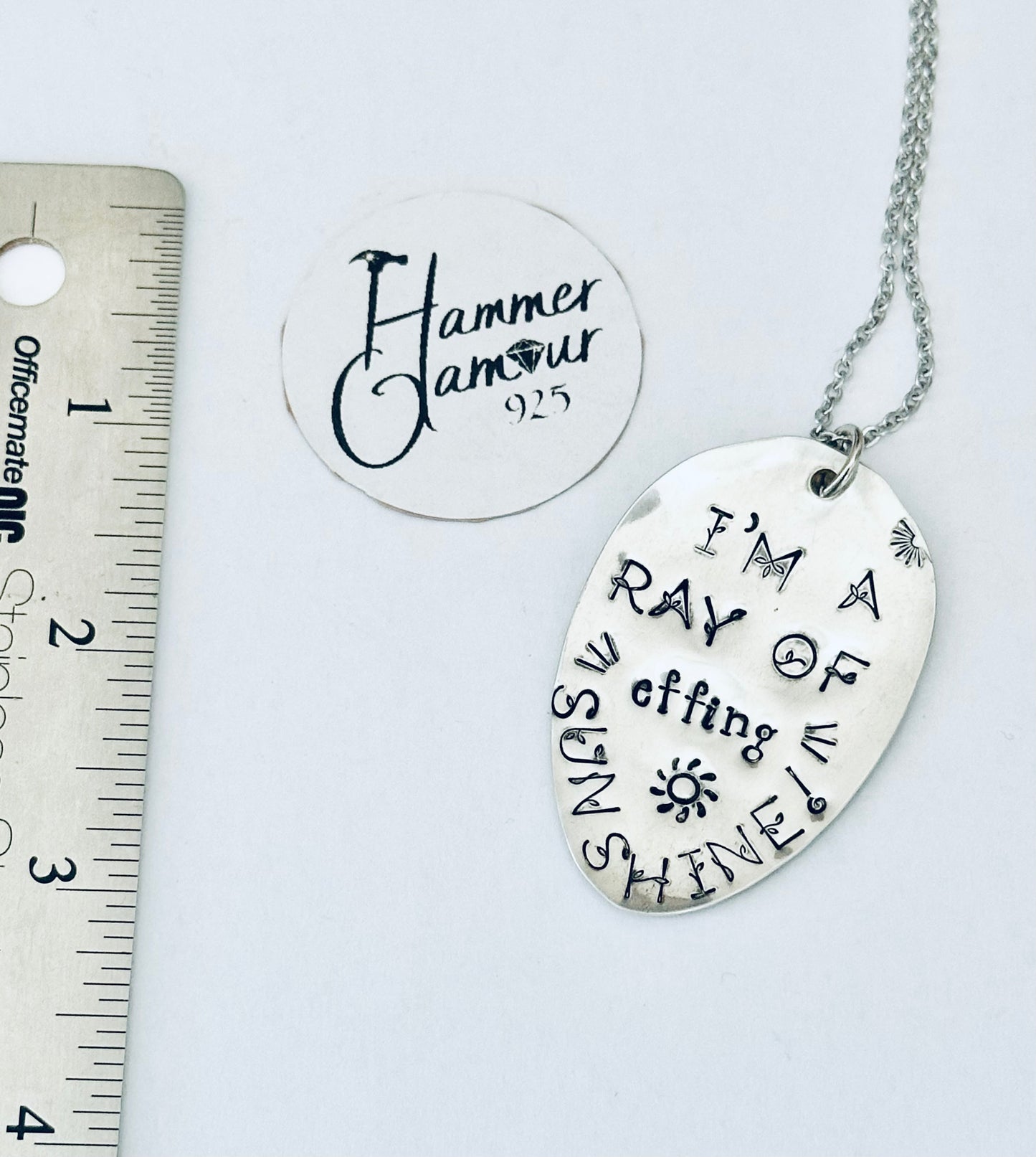 Hand Stamped Spoon Necklaces