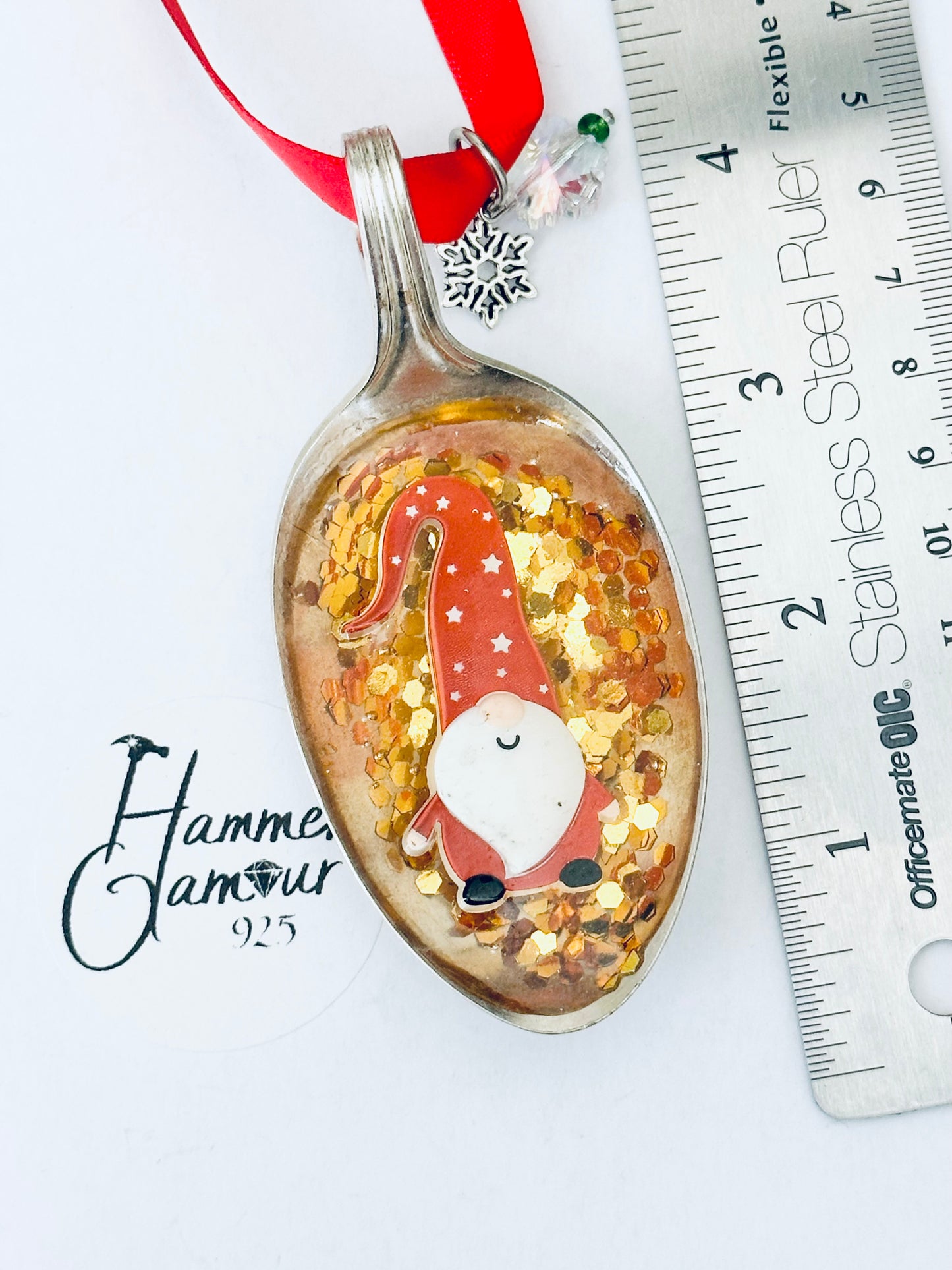 Spoon Bowl Ornaments, Gnomes