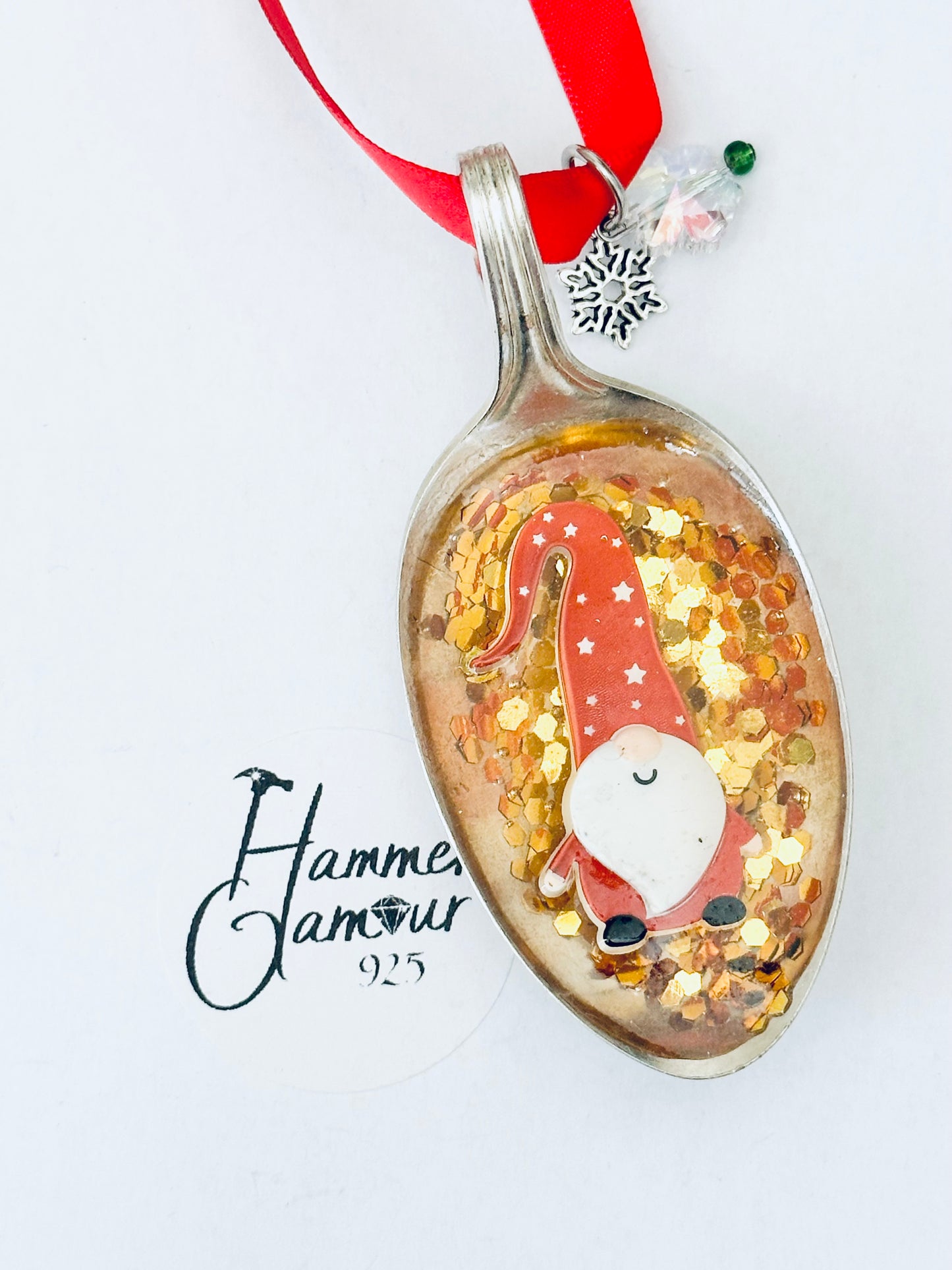 Spoon Bowl Ornaments, Gnomes