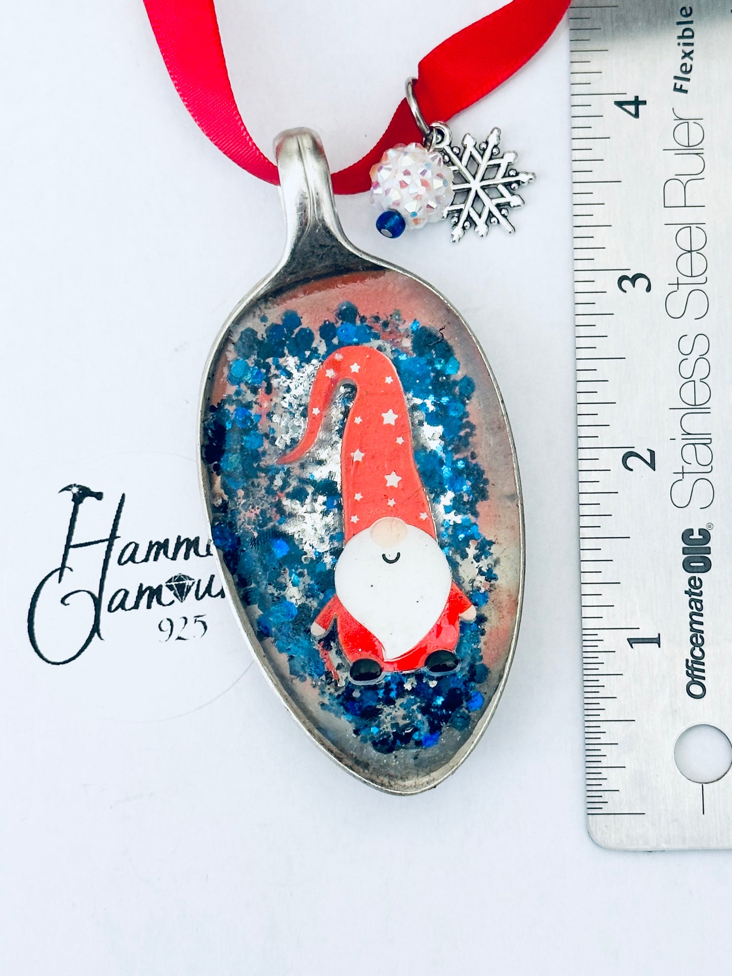 Spoon Bowl Ornaments, Gnomes