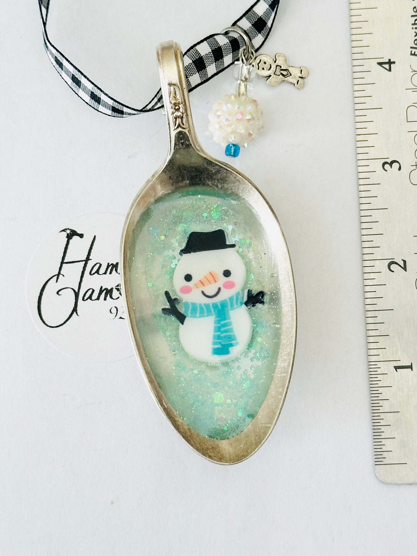 Spoon Bowl Ornaments, Snowman