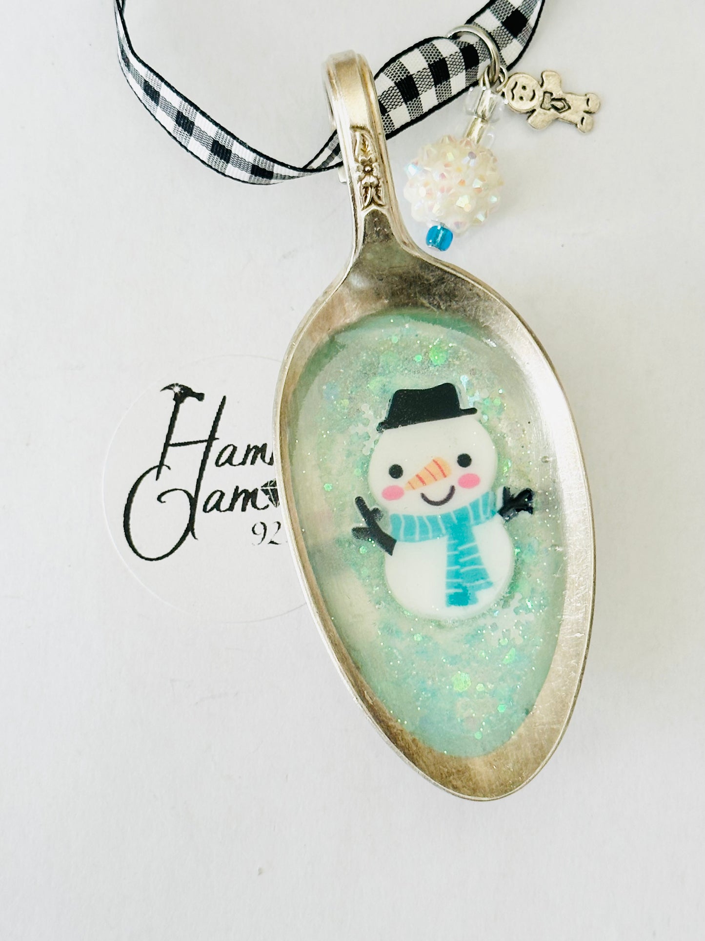 Spoon Bowl Ornaments, Snowman