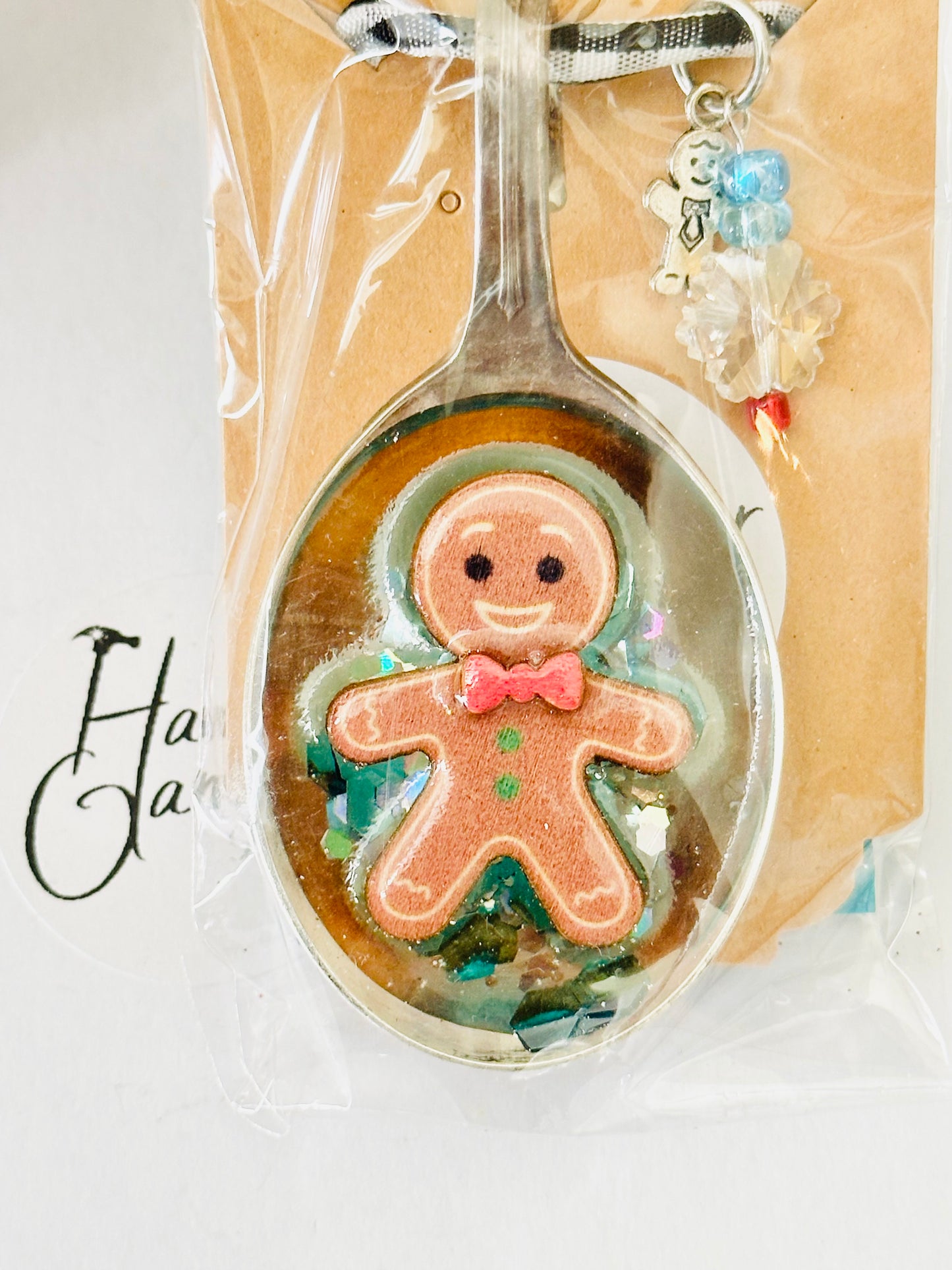 Spoon Bowl Ornaments, Gingerbread Man