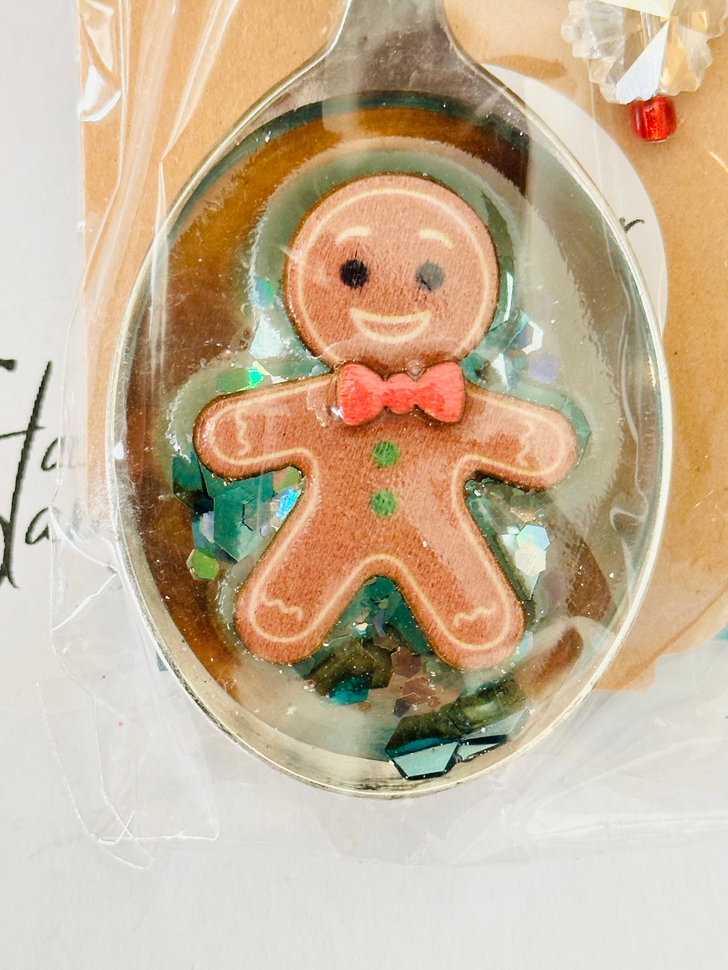 Spoon Bowl Ornaments, Gingerbread Man