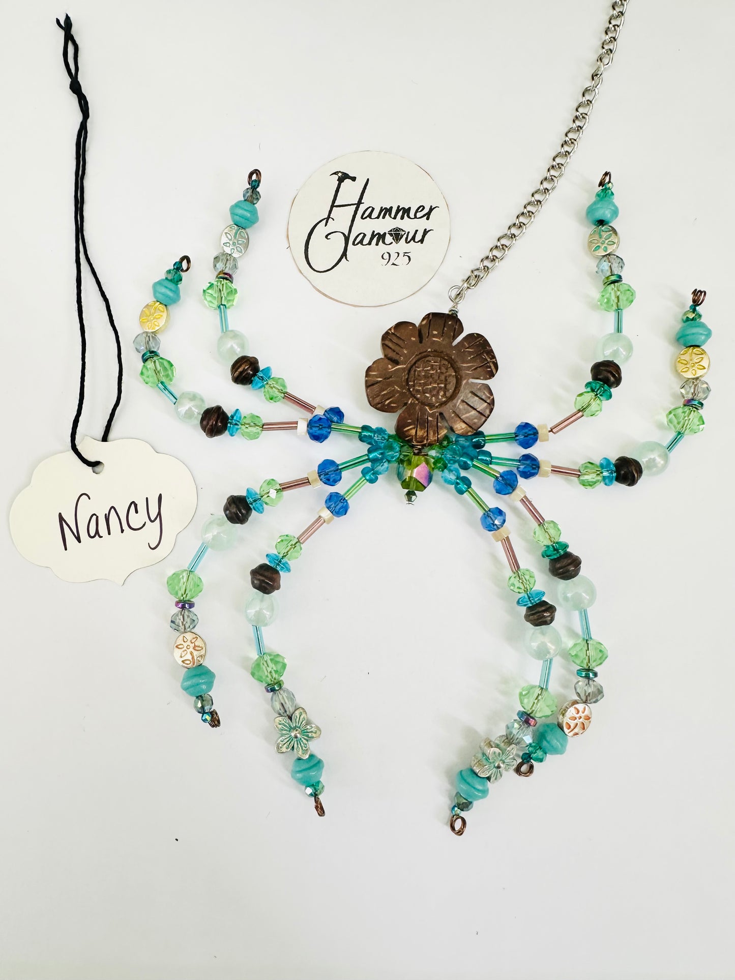 Suncatcher Spiders- "Nancy"